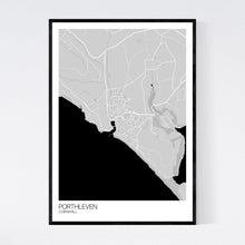 Load image into Gallery viewer, Porthleven Town Map Print