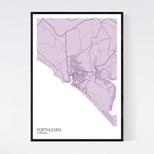 Load image into Gallery viewer, Porthleven Town Map Print