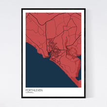 Load image into Gallery viewer, Porthleven Town Map Print