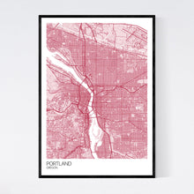 Load image into Gallery viewer, Map of Portland, Oregon