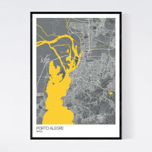 Load image into Gallery viewer, Porto Alegre City Map Print