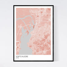 Load image into Gallery viewer, Porto Alegre City Map Print