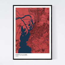 Load image into Gallery viewer, Porto Alegre City Map Print