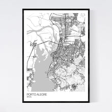 Load image into Gallery viewer, Porto Alegre City Map Print