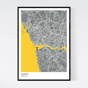 Porto City Map Print