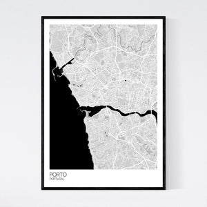 Porto City Map Print