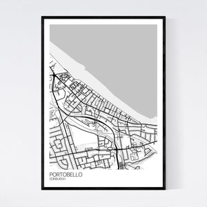 Map of Portobello, Edinburgh