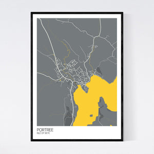Map of Portree, Isle of Skye