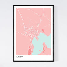 Load image into Gallery viewer, Portree Town Map Print