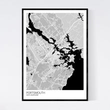 Load image into Gallery viewer, Portsmouth City Map Print