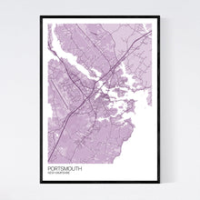 Load image into Gallery viewer, Portsmouth City Map Print