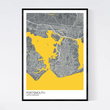 Load image into Gallery viewer, Portsmouth City Map Print