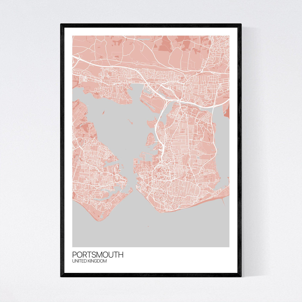 Map of Portsmouth, United Kingdom