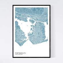 Load image into Gallery viewer, Portsmouth City Map Print
