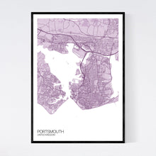 Load image into Gallery viewer, Portsmouth City Map Print