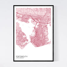 Load image into Gallery viewer, Portsmouth City Map Print
