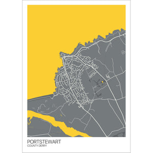 Map of Portstewart, County Derry