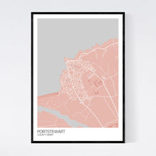 Load image into Gallery viewer, Portstewart Town Map Print