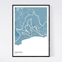 Load image into Gallery viewer, Positano Town Map Print