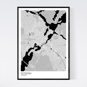 Potsdam City Map Print