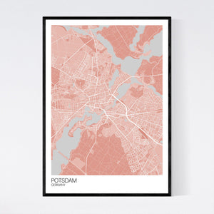 Potsdam City Map Print
