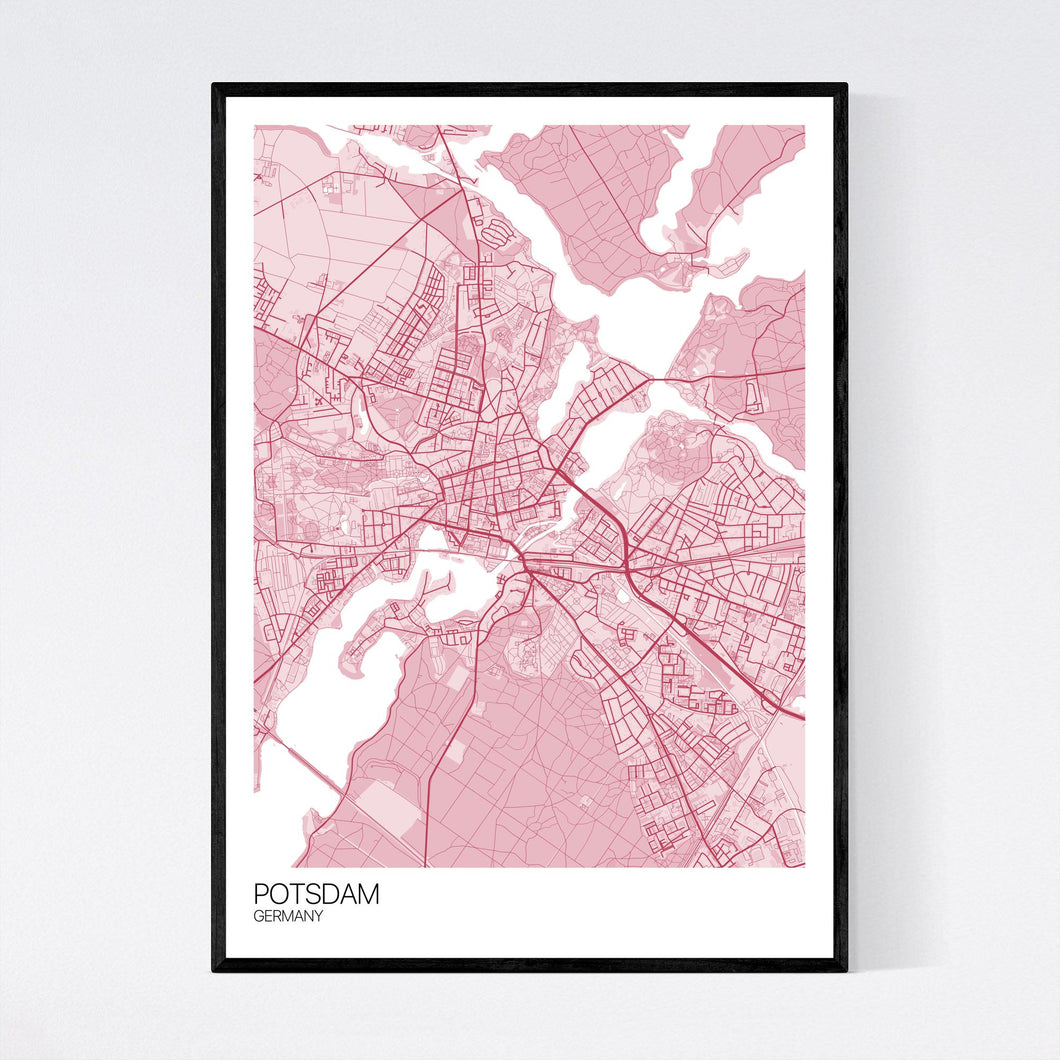 Potsdam City Map Print