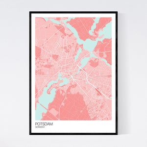 Potsdam City Map Print