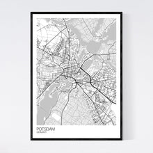 Load image into Gallery viewer, Potsdam City Map Print
