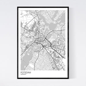 Potsdam City Map Print