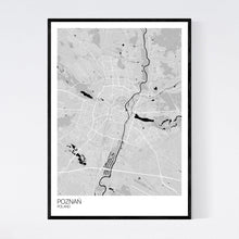 Load image into Gallery viewer, Poznań City Map Print