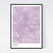 Load image into Gallery viewer, Poznań City Map Print