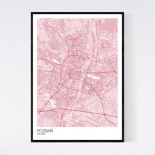 Load image into Gallery viewer, Poznań City Map Print