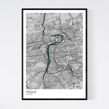 Load image into Gallery viewer, Prague City Map Print