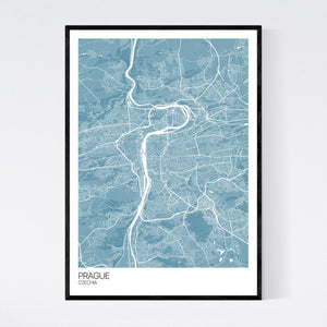 Prague City Map Print