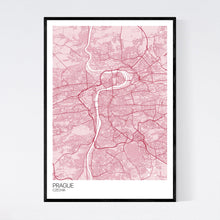 Load image into Gallery viewer, Prague City Map Print