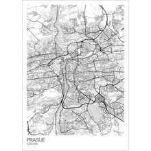 Load image into Gallery viewer, Map of Prague, Czechia