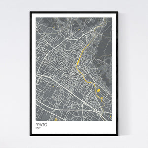 Prato City Map Print