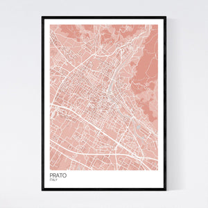 Prato City Map Print