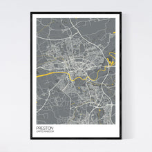 Load image into Gallery viewer, Preston City Map Print