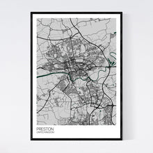 Load image into Gallery viewer, Preston City Map Print