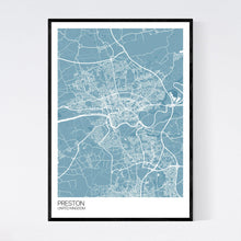 Load image into Gallery viewer, Preston City Map Print