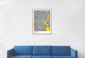 Map of Providence, Rhode Island