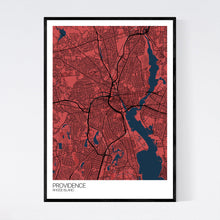 Load image into Gallery viewer, Providence City Map Print