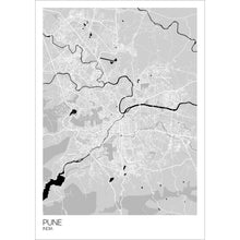 Load image into Gallery viewer, Map of Pune, India