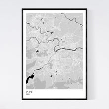 Load image into Gallery viewer, Map of Pune, India