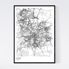 Load image into Gallery viewer, Pune City Map Print