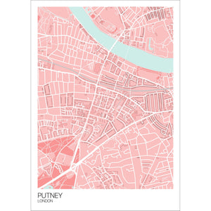 Map of Putney, London