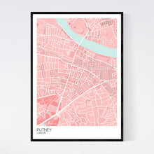 Load image into Gallery viewer, Map of Putney, London
