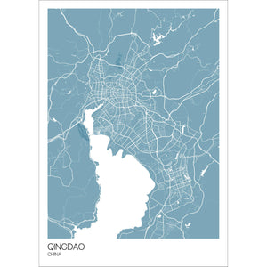 Map of Qingdao, China