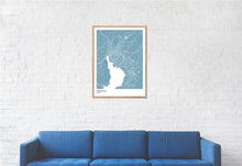 Load image into Gallery viewer, Map of Qingdao, China